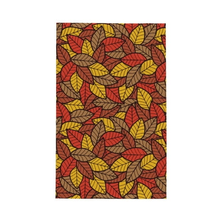 

Absorbent Kitchen Towels Fall Leaves Quick Drying Dish Towels for Kitchen Drying Soft Hand Towels with Lanyard for Kitchen Decor