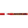 thumbnail image 1 of Molotow M127202 Marqueur à Pompe Acrylique Pointe Fine 2 mm, Rouge Trafic, 1 of 1
