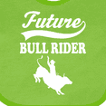 thumbnail image 4 of Inktastic Future Bull Rider Rodeo Riding Boys Baby Bib, 4 of 4