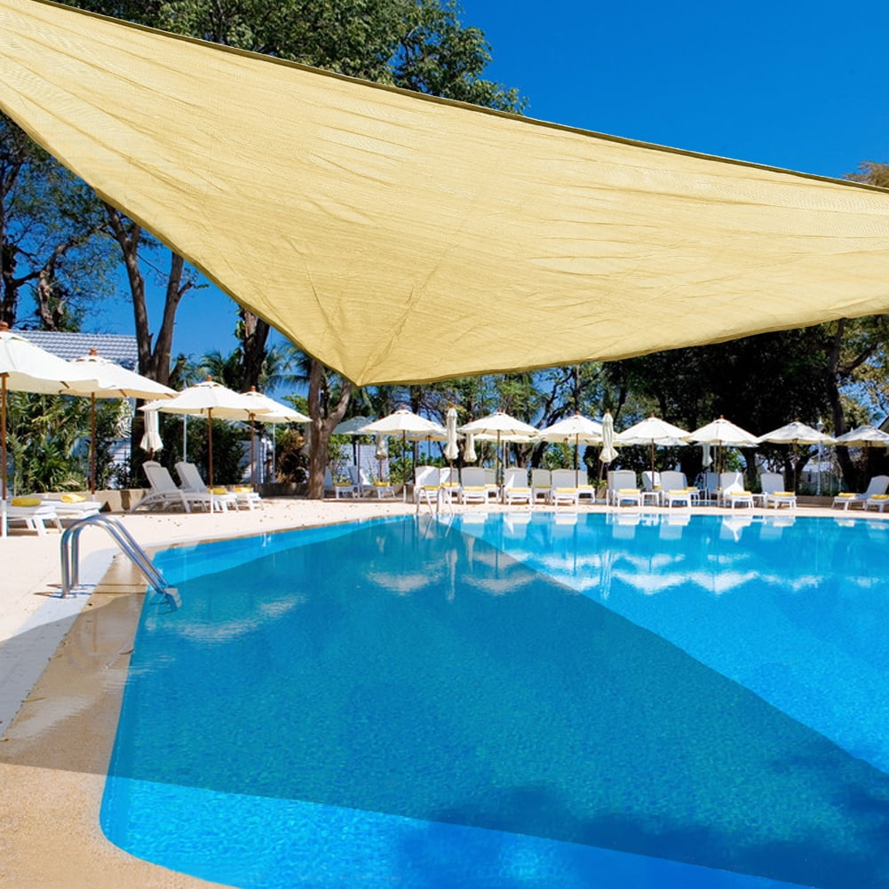 Sundale Outdoor 12'x12'x12' Triangle Sun Shade Sail UV Outdoor Patio