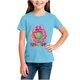 thumbnail image 5 of Blusas y camisas de manga corta con cuello redondo, moda de verano y primavera, para niños, cuello redondo, manga corta, temporada escolar, camiseta estampada, blusa de poliéster para niños, 5 of 5