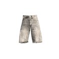 thumbnail image 4 of kaondbfi Denim Shorts for Women Print Like Denim Flare Jeans Stretchy Shorts with Pockets Summer Jeans for Women, 4 of 4