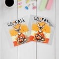thumbnail image 3 of Hello Fall Sphynx Football Welcome Autumn with Leaves Pumpkins Cutout Transfer Sticker Cat Lover Kitten Owner Gifts Idea Transparent Decal Art Decor - 00012, 3 of 5
