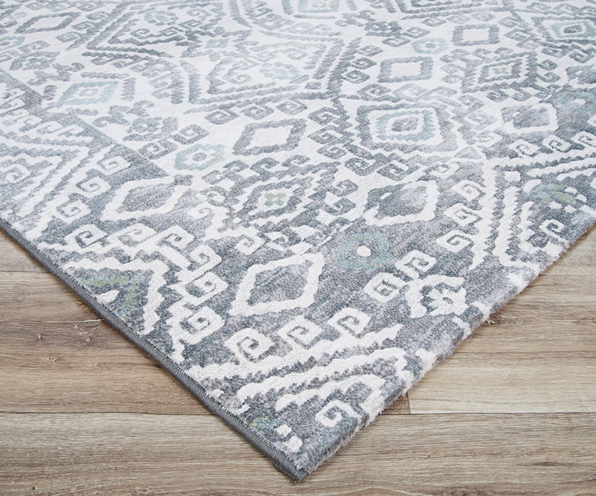 Couristan Everest Bohemia Greystone-Lime Area Rug