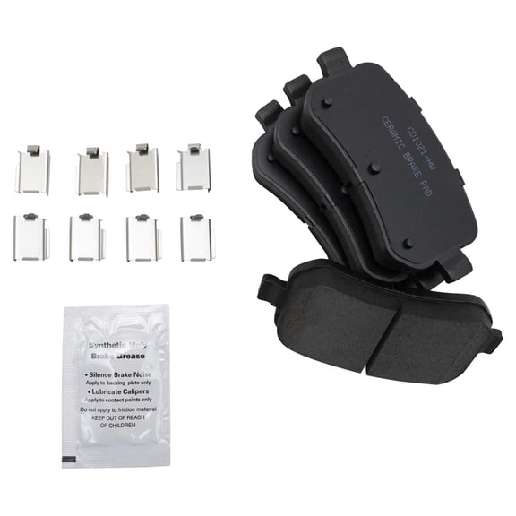 TRQ Brake Pad Premium Posi Ceramic Rear Set for Ford Freestar Monterey BFA73360
