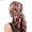 Brown, variant on Dvkptbk Scarfs for Women 90CM Imitation Silk Big Scarf Hand Lady Big Flower Turban Shawl Scarf Clothes on Clearance