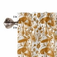 thumbnail image 4 of Thanksgiving Mushrooms Valances for Windows Farmhouse Kitchen Curtains Valances Rod Pocket Valance Curtains for Kitchen Windows Orange Fall Farmhouse Pastoral Window Valances for Bathroom 42"x12", 4 of 6