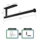thumbnail image 3 of Adhesive Paper Towel Holder Under Cabinet Wall Mount For Kitchen Paper Towel, Sus304 Stainless Steel, 3 of 5