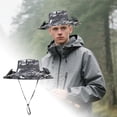 thumbnail image 2 of Men's Solar Powered Cooling Hat - Wide Brim Sun Hat with Dual Fans, Breathable Outdoor Fishing Hat, UPF 50+ Sun Protection for Gardening, Hiking & Construction, 2 of 6