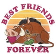 thumbnail image 2 of Girl's Lion King Best Friends Forever Graphic Tee White X Small, 2 of 4