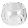 thumbnail image 4 of Glass Cup, Elegant Shape Coffee Mug 150ML Double Layer Rugged And Durable High Borosilicate Glass  For Home Kitchen Restaurants For Cafes Hotels Tea Rooms, 4 of 8