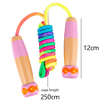 thumbnail image 2 of Jump Rope for Women Men Kids Wooden Handle Jumping Ropes, 2 of 5