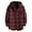 Wine, variant on Breezora Men's Long Sleeve Shirt Plaid Flannel Casual Button Down Hooded Jacket Outdoor Hiking Camping Utility Shacket with Pockets L Size Black