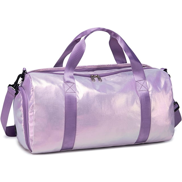 Bolsa deportiva LEDAOU, impermeable, para mujer, de gimnasio, color morado