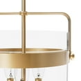 thumbnail image 4 of Hunter - Karloff 3-light Alturas Gold, Medium Size Pendant Light, Dimmable, Casual Style, Urn Shaped, for Bedrooms, Dining, Living Rooms - 19834, 4 of 7