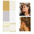 thumbnail image 3 of Dreadlock Accessoires DIY Assortis 305PCS Mode Tressage de Cheveux Bijoux Manchettes de Cheveux, 3 of 10