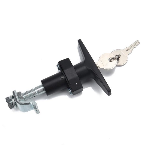 Kenally Remolque en forma de T Manija Cerraduras de puerta Metal Universal Camión RVs ATV Reemplazo de hardware Repuestos Accesorios Accesorios para vehículos recreativos Kenally VI017933-00B