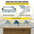 thumbnail image 3 of VEVOR Planing Sled 64 in Woodworking Router, 800W, 110V, Electric Fixed Base, 3 of 9