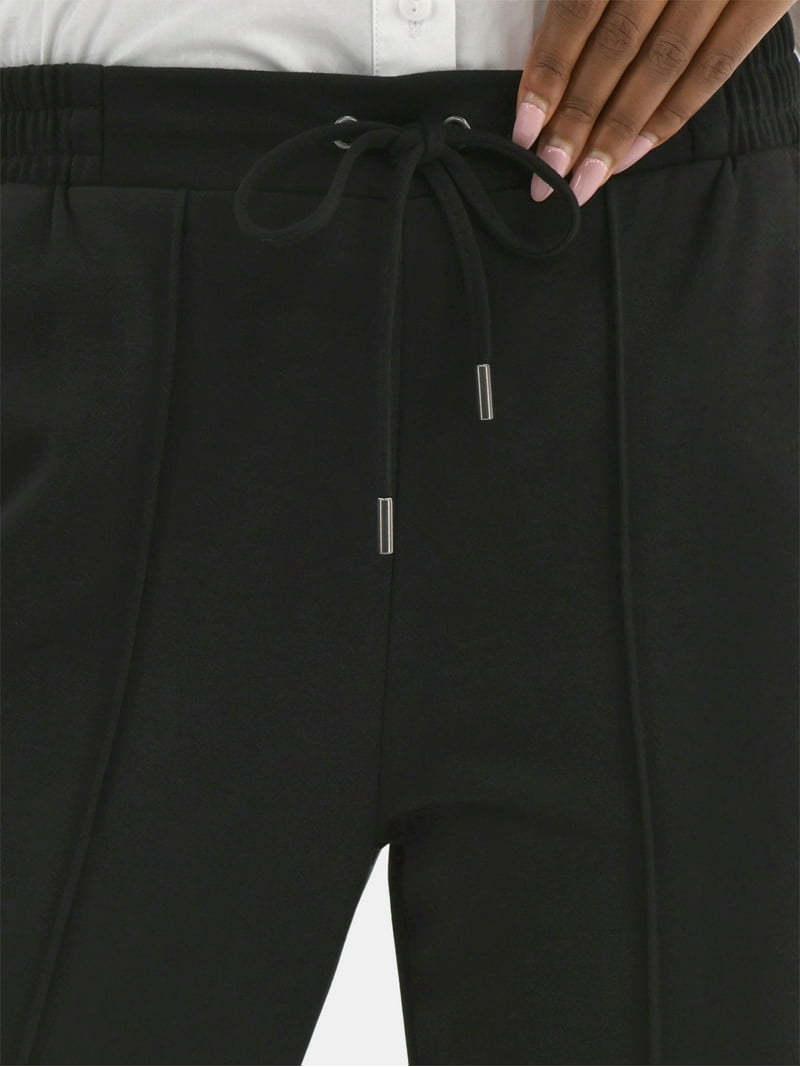 Time and Tru Women's High Rise Tapered Drawstring Pants with