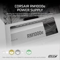 thumbnail image 2 of Fuente de alimentación Corsair RM1000e 1000W 80 Plus Gold White, 2 of 7