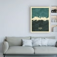thumbnail image 3 of Trademark Fine Art 'Glasgow Scotland Skyline Teal' Canvas Art by Michael Tompsett, 3 of 3
