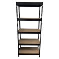 thumbnail image 1 of Estante Organizador de Ensamble Anaquel Metálico Ajustable Uso Rudo Rack con 5 Repisas 190x84x30 cm Multiusos Color Negro ADF Estantería ADF-3N, 1 of 5