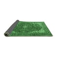 thumbnail image 2 of Ahgly Company Indoor Rectangle Medallion Emerald Green Traditional Area Rugs, 6' x 9', 2 of 4