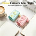 thumbnail image 2 of 2 Automatic Pop-Up Portable Dental Floss Dispensers with 50 Flosses, Portable Refillable Dental Pick Tray Dispensers, Suitable for Home, Restaurants, Travel Hotel Dinner (Green + Pink), 2 of 4