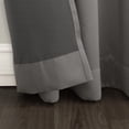thumbnail image 3 of Sun Zero Bartlett Grommet Room Darkening Extra Wide Patio Curtain Panel, 100"X84", Steel Gray, 3 of 5