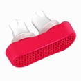 thumbnail image 2 of Mujeres hombres flexibles silicona anti ronquido clips nasal ronquido snore stopper nariz dilator oficina hotel hogar cuidado de la salud suministros rojos Inevent CE001604-01B, 2 of 7