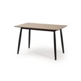 thumbnail image 2 of Mesa rectangular con 4 sillas Alterego ORBE Negro, Natural, Gris, 2 of 4