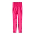 thumbnail image 7 of Jkety Pants for Women High Waisted Leggings for Women No See Through Tummy Control Buttery Soft Capri Yoga Pants for Workout Athletic Hot Pink,S, 7 of 7