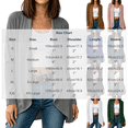 thumbnail image 3 of Lightweight Cardigan for Women Long Sleeve Solid Color Lightweight Open Front Cardigans, L, 3 of 9