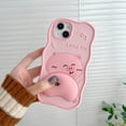 thumbnail image 5 of For iPhone 14 Pro Max/14 Plus/13 Pro/13 Phone case，Shockproof Cute 3D Pink Pig Soft TPU Case Cover With chain, 5 of 5
