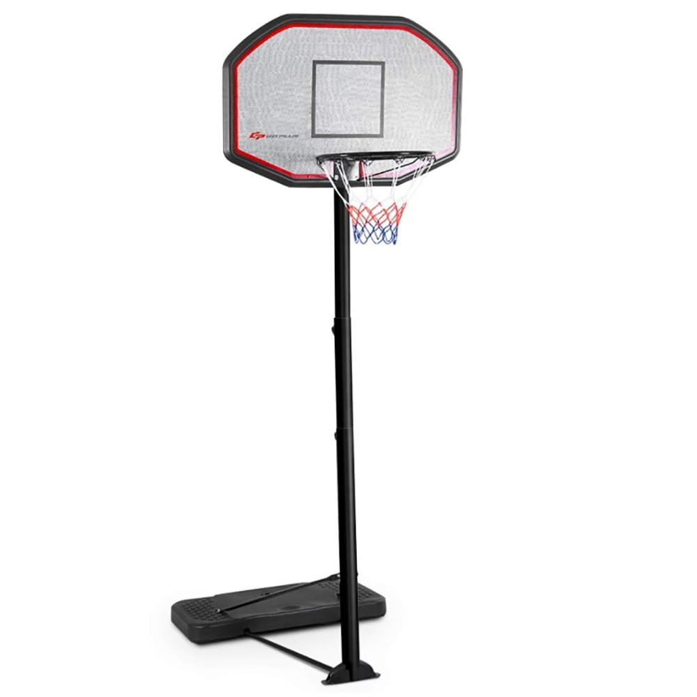Resenkos 43 Inch Indoor Outdoor Height Adjustable Basketball Hoop