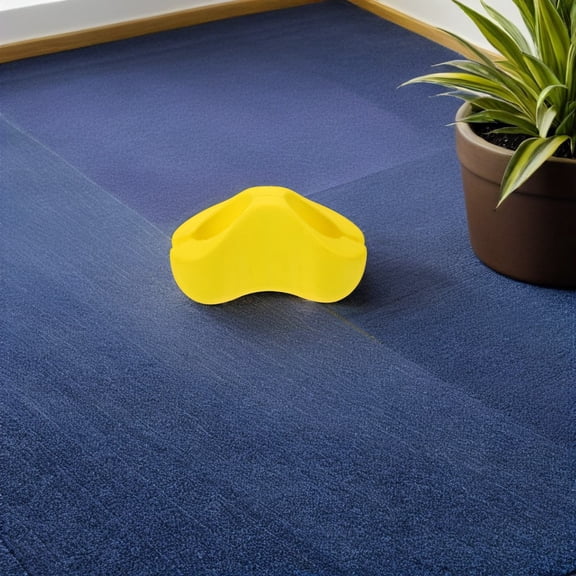 PTOOTP Yellow EVA Swim Pull Buoy for Kids Training, Comfortable Ankle Float Board, Corrects Swimming Posture, 75 x 30 cm