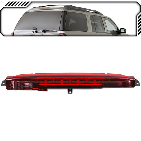 EPIC LIGHTING Halogen Replacement Spec 3rd Brake Light Compatible with CHEVROLET GMC ISUZU 02-09 TRAILBLAZER ENVOY 04-07 RAINIER 03-08 ASCENDER [ GM2890106 15201921 ] Single Side