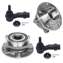 Detroit Axle 10pc Front End Kit For 2013-2016 Dodge Dart – Hubs, Bearings & Tie Rods