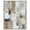 Silver Frame, variant on Fragmented Light Canvas Print Neutral Boho Art by Art Remedy, Black Frame, 16 x 20