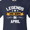 thumbnail image 4 of Inktastic legends are born in april Youth T-Shirt, 4 of 5
