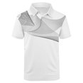 thumbnail image 5 of SGFCWSX Mens Polo Shirts Short Sleeve Quick-Dry Slim Fit Solid Casual Golf Shirts for Men White Size 4XL, 5 of 5