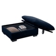 thumbnail image 2 of Storage Ottoman, Corduroy Fabric Footrest to Combine with 2 Seater Sofa, 3 Seater Sofa and 4 Seater Sofa, Blue, 2 of 7