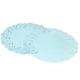 thumbnail image 1 of Uxcell 50Pcs Servilletas de papel, 10.5" Servilletas de encaje redondas para decoraciones de postres, pasteles, bodas, fiestas de cumpleaños, sándwiches, restaurantes, azules, 1 of 7