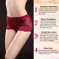 thumbnail image 3 of Women High Waist Shaping Briefs – Cotton Lace Trim, Comfy Seamless Tummy Control, 3 of 6