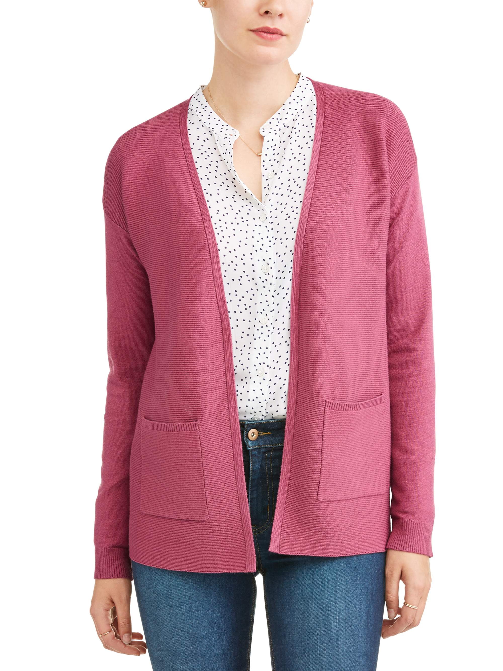open front cardigan walmart