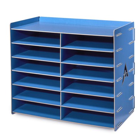 Rebrilliant Billups 12 Compartment Paper Sorter Walmart Com
