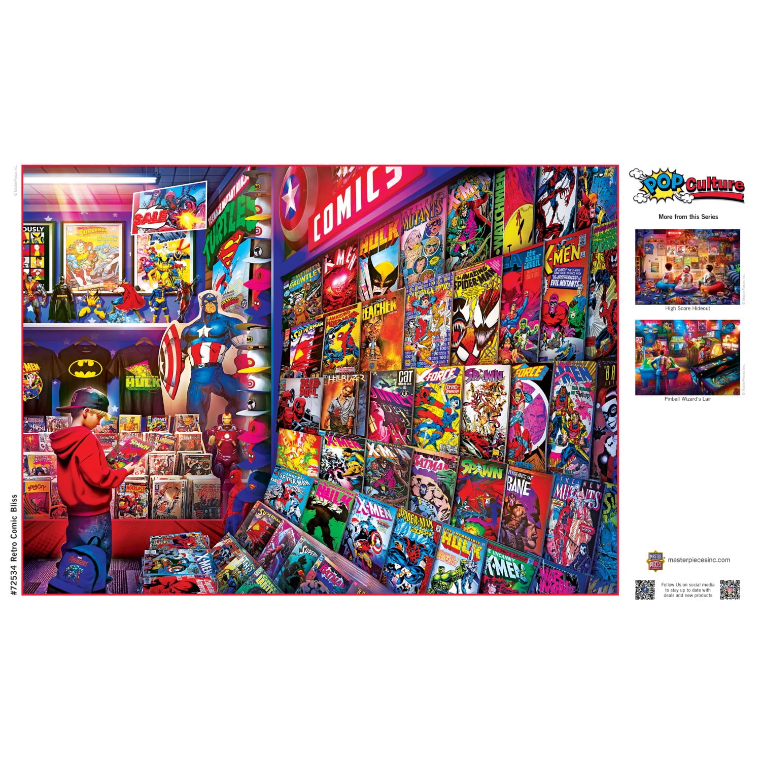 MasterPieces, Jigsaw Puzzle, 1000 Piece Retro Comic Bliss