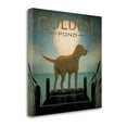 thumbnail image 2 of Tangletown Fine Art 'Moonrise Yellow Dog - Golden Pond' Graphic Art Print on Canvas, 2 of 2