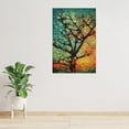thumbnail image 2 of Abstract Tree Design Canvas Unframed Wall Art Painting Decoration (12x18inch), 2 of 4