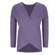 thumbnail image 4 of Suéter de cuello en V para mujer, suéter de punto de manga larga con cuello en V de color liso de invierno, suéter holgado para mujer, 4 of 7